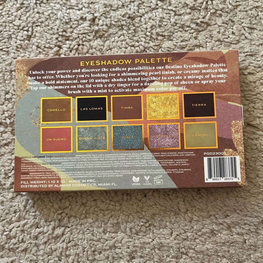 Alamar Eyeshadow Palette - Picture 2 of 4